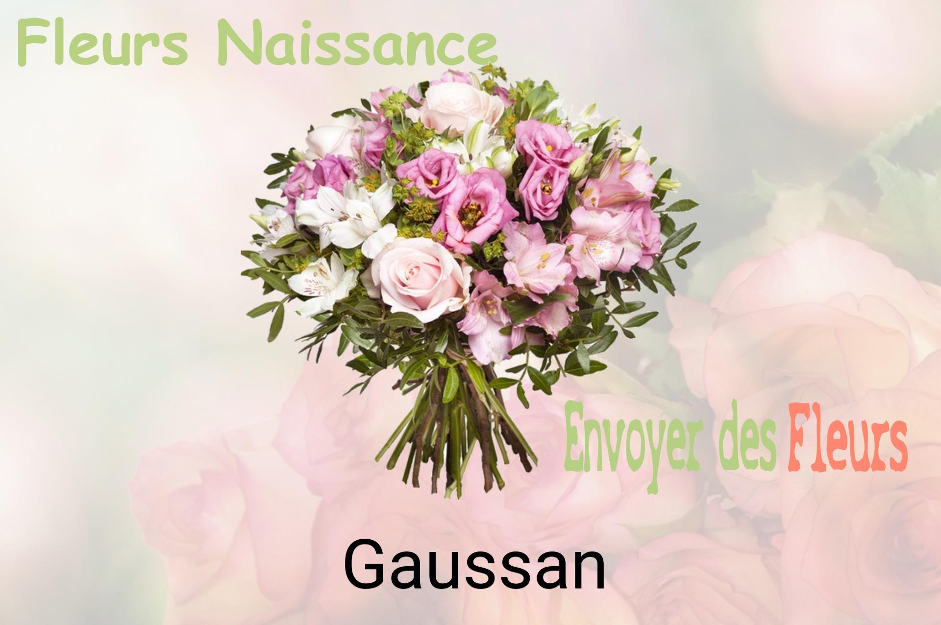 Bouquet de fleurs de naissance livré à Gaussan